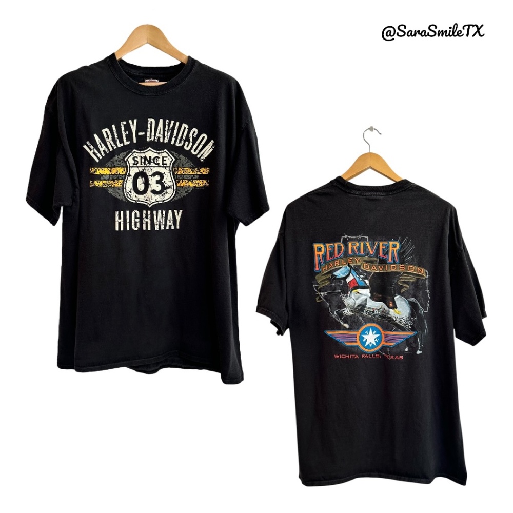 HARLEY-DAVIDSON Red River Wichita Falls, Texas Graphic T-Shirt